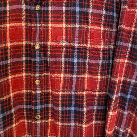 Eddie bauer flannel plaid button button down - Picture 4 of 5